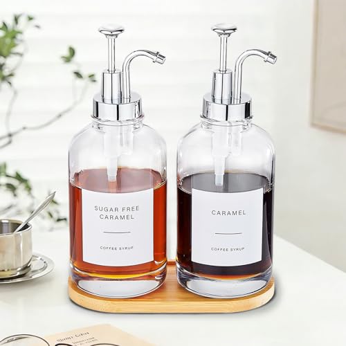 Coffee Syrup Dispenser (Silver)