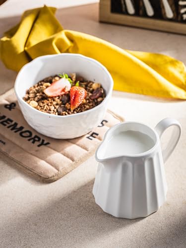 Ceramic Creamer Pitcher (17 Ounces / White)