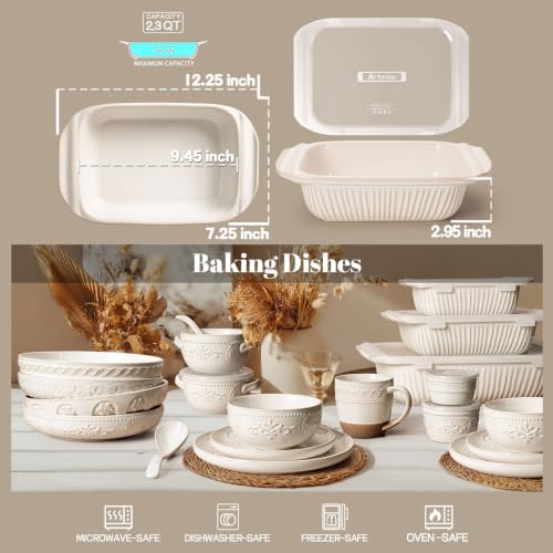 Baking Dish 2.3 Quarts (2.3Qt (White))