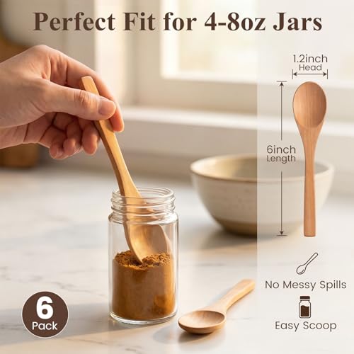 Small Wooden Spoons (Light Brown Spoons)