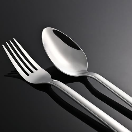 40 Piece Silverware Set (40 Piece / Silver)