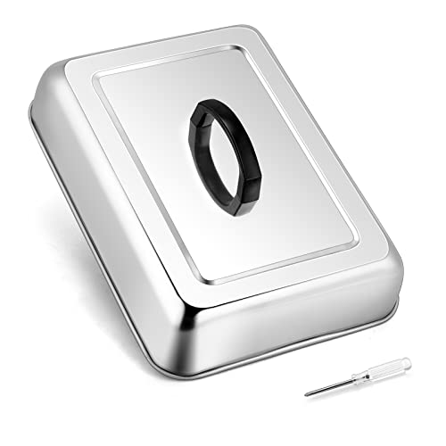 Melting Dome 13.3" X 9.8" Stainless Steel Basting Steam Cover (1 x Melting dome)