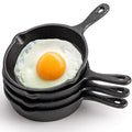 4 Pack Mini Cast Iron Skillet