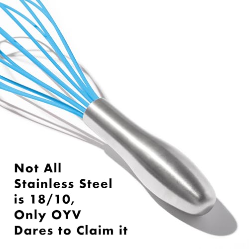 10 Inch Blue Silicone Whisk (10 inch blue)