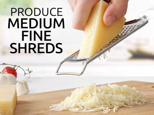 Professional Cheese Grater Stainless Steel (1 Pack / White)