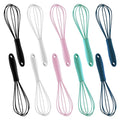 10 Piece Mini Multicolor Silicone Whisks