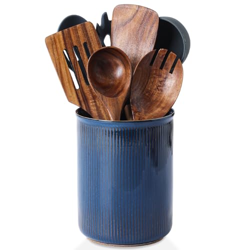 Utensil Holder (Flambe Blue / 6.7 inch)