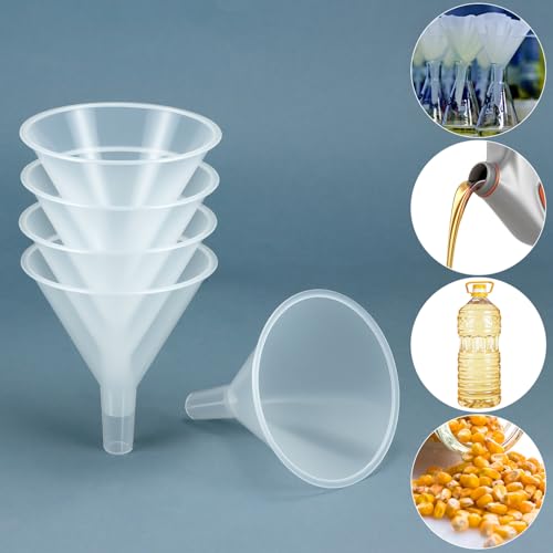 Plastic Funnels with Long Spout