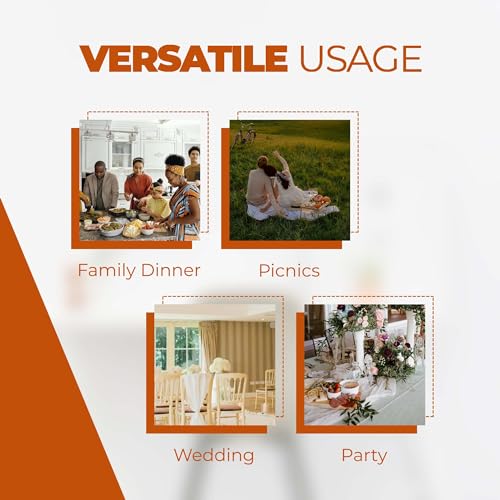 Waterproof Round Tablecloth for Round Dining Table (Rust / 70" (Round))