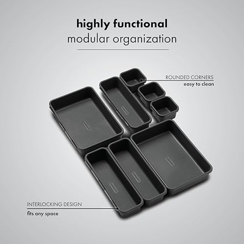 Classic 8 Piece Interlocking Bin Set (8-Piece)