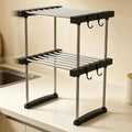 Expandable Under Sink Organizer (2 Pack / Black)