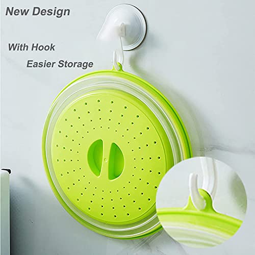 Microwave Splatter Cover for Food (Grey Cover 10.5 Inch)