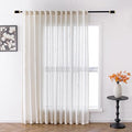 Linen Sliding Glass Door Curtains for Living Room 84 Inches Long (100"W x 84"L (Pack of 1) / Linen)