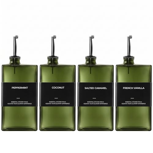 Olive Oil Dispenser Bottle For Kitchen (4PCS)