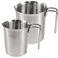 Newness 2 Pack Stainless Steel Measuring Cups Set