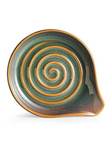 Spoon Rest for Stove Top (Blue and Green)