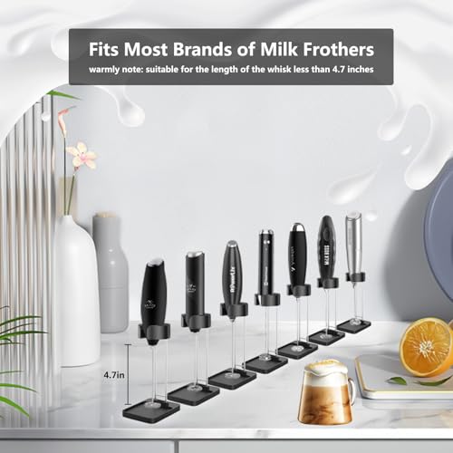 Milk Frother Stand for Milk Frothers (Black)
