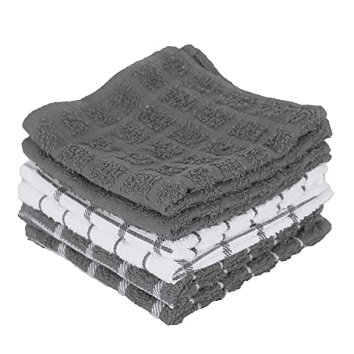 Premium 3 Pack Kitchen Towel & 6 (Gray / 9-Pack Bundle)
