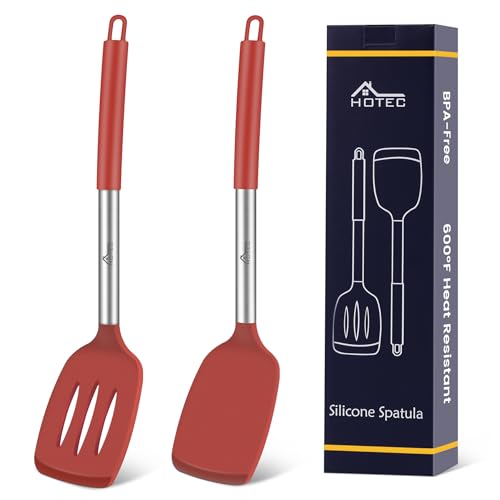 Silicone Spatula Set of 2 Heat (Red)