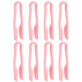 8 Pcs Toaster Tongs (6 Inch / Red)