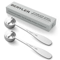 2PCS 1/2TBSP(7.5ML) Measuring Spoon, 18/8(304) Stainless Steel Tablespoon (1/2 tbsp | 1.5 tsp | 7.5 ml | 1/4 oz)