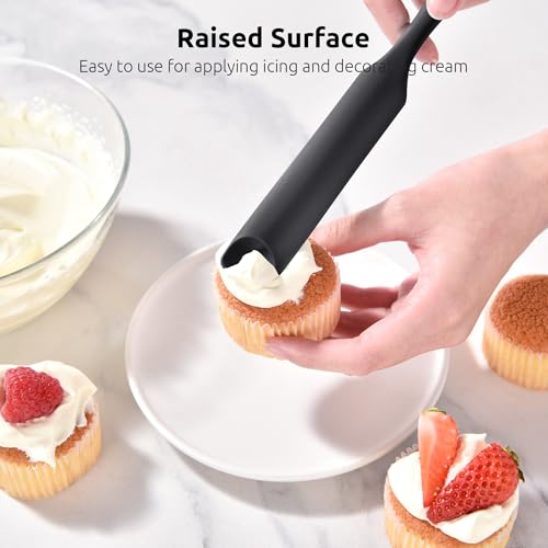 Silicone Jar Spatula for Sourdough Starter (Black / 9.65 in)