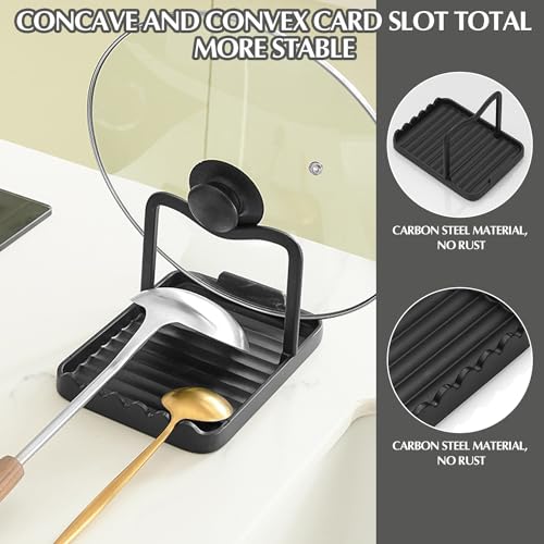 spoon holder and pot lid holder (Black)