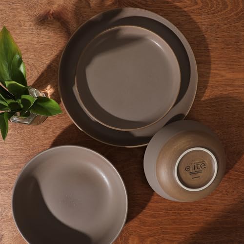Laguna Bliss 16 Piece Stoneware Reactive Glaze (Matte Beige (Laguna Bliss) / Service for 4 (16pcs))