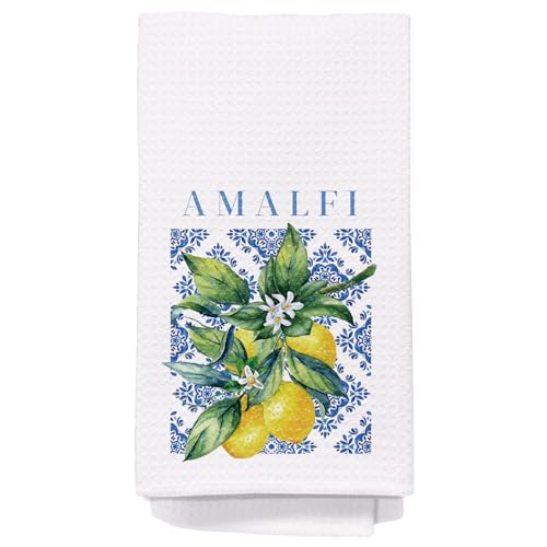 Italian Amalfi Coast Lemon Kitchen Towels (Lemon-02)
