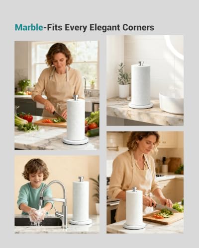 Paper Towel Holder Countertop (Silver)