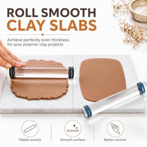 16pcs Polymer Clay Tools kit (12 clear)