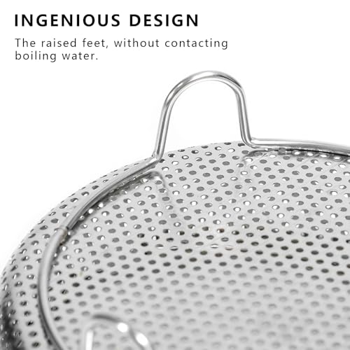 Stainless Steel Steamer Basket (Silvery / Small)