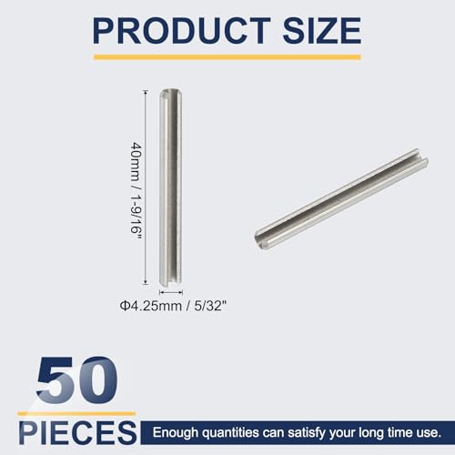 Slotted Spring Pin (5/32" x 1-9/16" (4.25mm x 40mm))