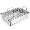 Stainless Steel Roasting Pan (Silver / Large)