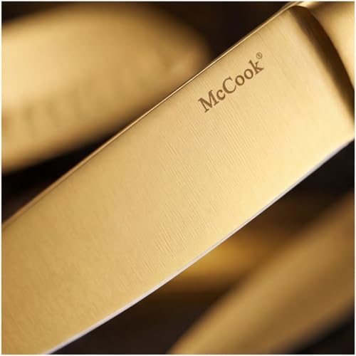 Knife Sets Golden Titanium Stainless Steel Kitchen Knife Block Sets with Built (GoldenBlack / 15 pieces)