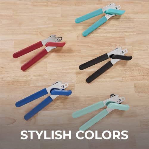 Slip Resistant Stainless Steel Manual Can Opener (Pitch Black)