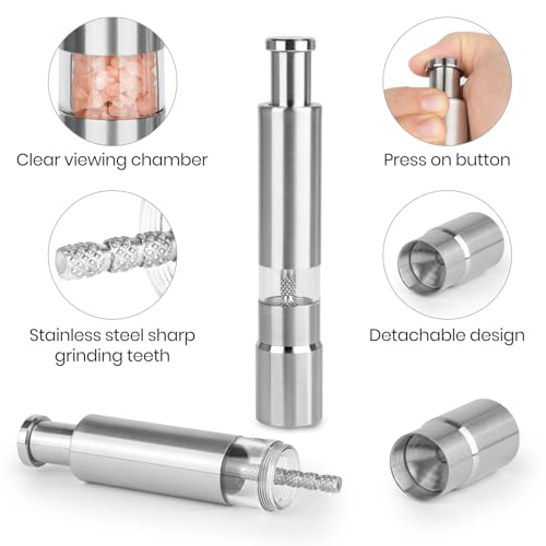 Salt and Pepper Grinder Set for Kitchen