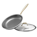 Frying Pan Nonstick with Lid 12 in