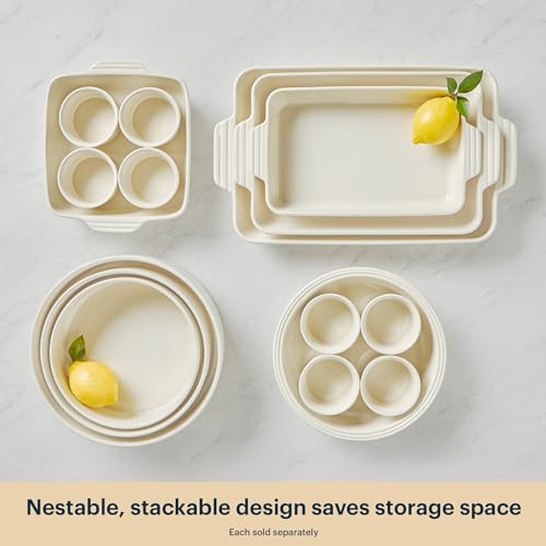 8 Piece Ceramic Complete Nonstick Bakeware Set (8 Piece / Full Set (Round/Rectangular))