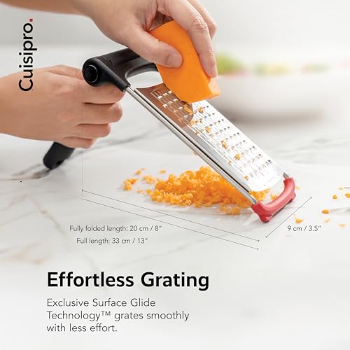 Surface Glide Technology Stainless Steel Folding Handle Grater (Coarse Grater / Stainless Steel)