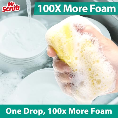 Sponges Kitchen Scrub Dish Sponge Scouring Pad (48 Pack)