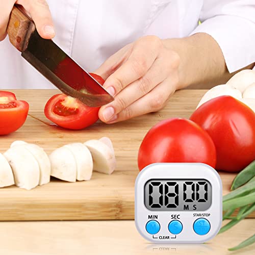 6 Pack Small Digital Kitchen Timers with Lanyard