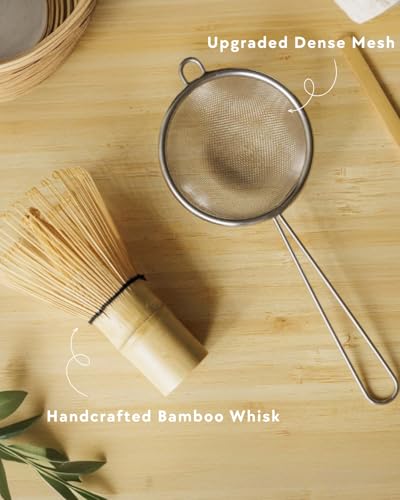 Matcha Set 5 Pcs Matcha Whisk Set (Ash White)