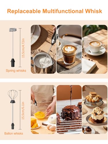 Rechargeable Milk Frother (Black)