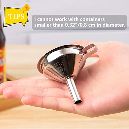 Small Funnels for Filling Bottles (3PCS-3in&2.2in&1.8in)