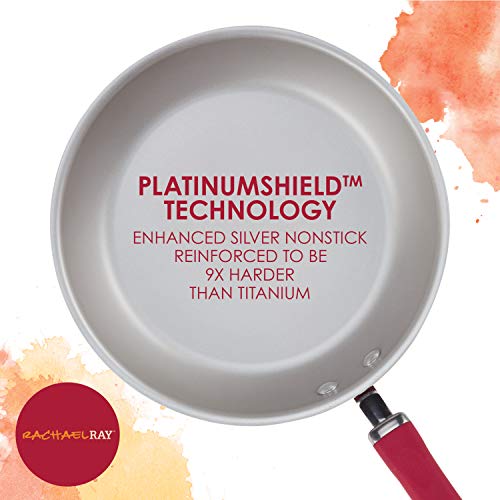 Create Delicious Aluminum Nonstick Steam Set (Red Shimmer / 3 Quarts)