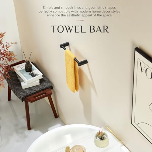 Towel Bars Matte Black 12 (Matte Black / 12-Inch)