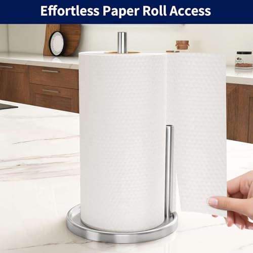 Paper Towel Holder Countertop (Silver)