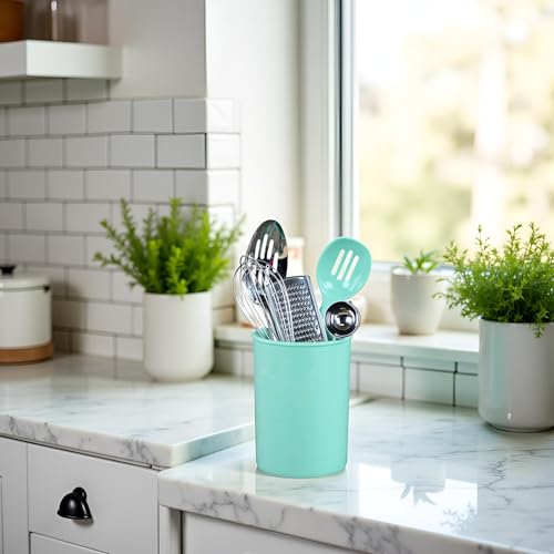 Calypso BasicsMultipurpose Cookware Storage Crock (Utensil Holder / Seafoam)