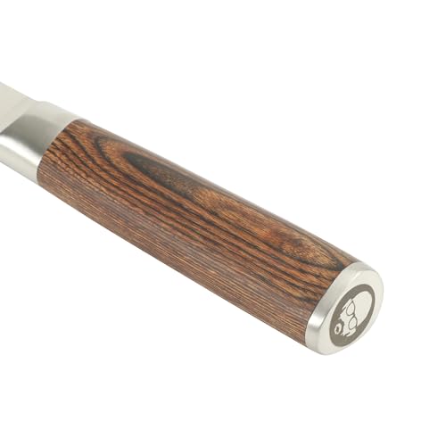 7.5 Inch Clef Knife (Stainless Blade/Dark Pakka Wood Handle)
